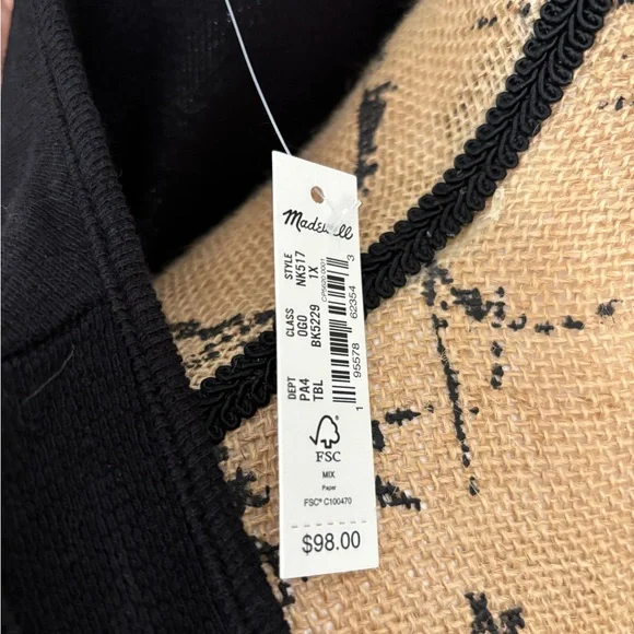 Madewell Black Sleeveless Square Neck Midi Sundress - Picture 9 of 10